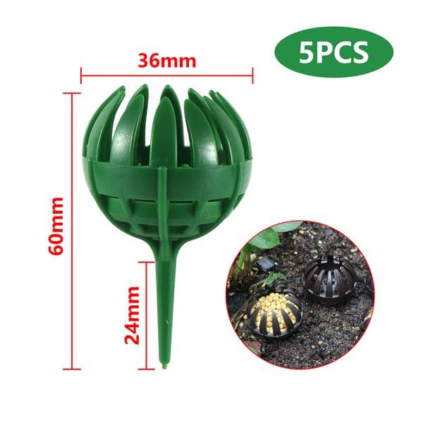 5pcs Portable Fertilizer Dome Box Garden Fertilizer Basket Bonsai Tools Portable Safe Non-toxic Bonsai Plant Fertilizer