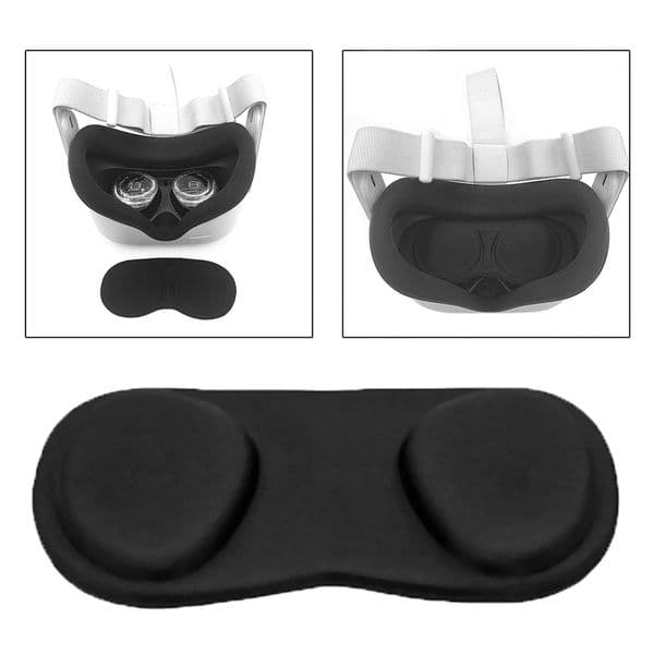 Lens Cover Dustproof Lens Protective Cap Sleeve for Oculus Quest 2 VR Headset Washable Lens Protective Cap
