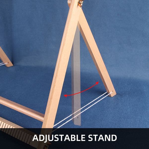 Weaving Loom Kit for Beginners, With Stand , Tapestry, Large Woven Wall Art Loom, Weave Frame Loom, Weaving Loom Tools 23in/60cm