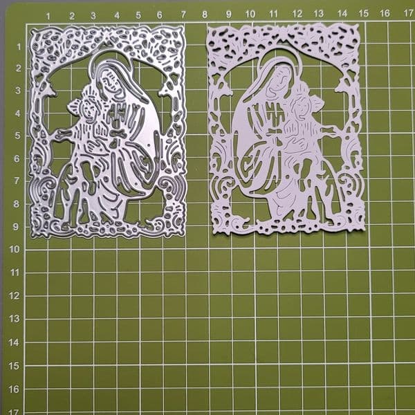 Mother of God Maria Metal Cutting Dies Scrapbook Embossing Blessed Virgin Mary Die Cuts DIY Craft Cutting Die
