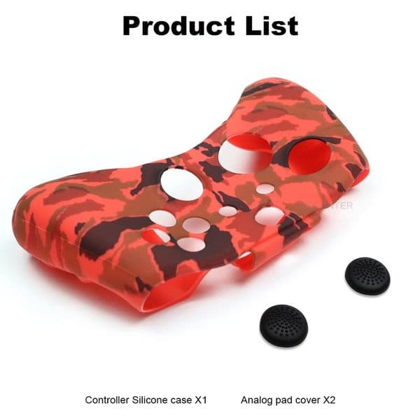 Silicone Case For Xbox One Slim Controller Joystick Soft Protective Cover Shell Sleeve for Xbox One X/S Skin Thumb Grips Caps