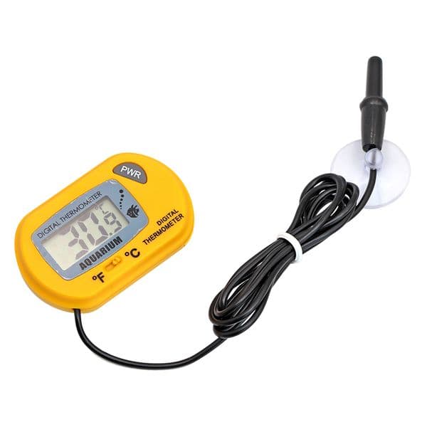 1pc Digital Lcd Digital Aquarium Thermometer Temperature Water Meter Aquarium Temp Detector Fish Alarm Pet Supplies Tool Aquatic