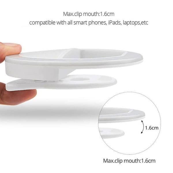 USB Charge Led Selfie Ring Light Mobile Phone Lens LED Selfie Lamp Ring for iPhone Samsung Xiaomi POCO Phone Tablet Selfie Light