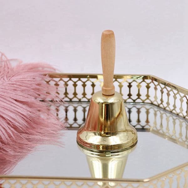4 Piece Christmas Bell Water Table Desk Bell For Service Bell For Crafts Bell For Teacher Pantry Hand Bell