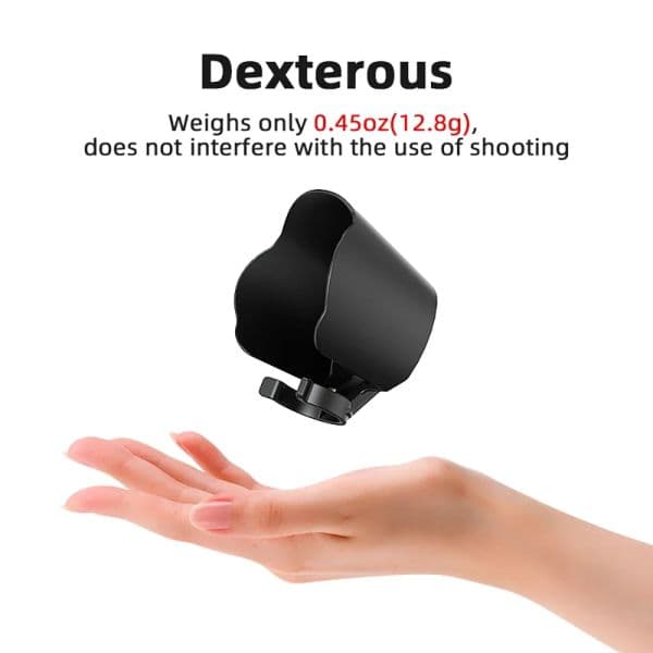 BRDRC Sun hood for DJI Osmo Pocket 3 Light Weight Sunshade for Gimbal Camera Quickly Release Sunlight Reduce Cover Props