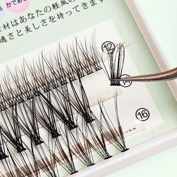20Pcs X 3 Sizes Individuals False Eyelashes Set Combo Eye Lashes Faux Fiber Long Mix Mascara Makeup Maquiagem Lightweight