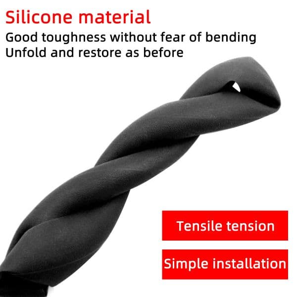 Car Summer Universal Silicone Steering Wheel Cover Elastic Glove Cover Texture Soft Multi DIY Accessories Color Auto Decoration