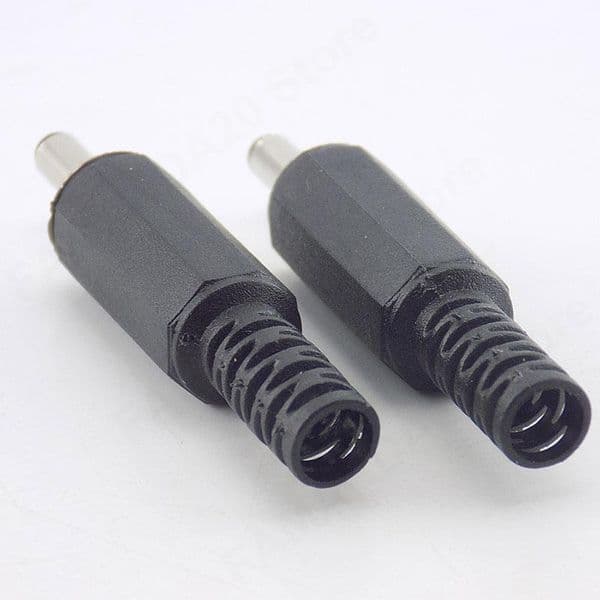 5pcs/lot Dc Male Power Plug Jack 1.35mm X 3.5mm Adapter 3.5*1.35 3.5*1.35 Connector For Laptop Electrical Socket Outlet DIY M20