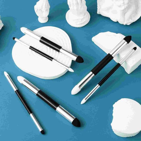 6 Pcs Blending Pen Blending Stumps For Drawing Sketch Rubbing Sponge Brush Paint Sponge Detail Correcting Tool
