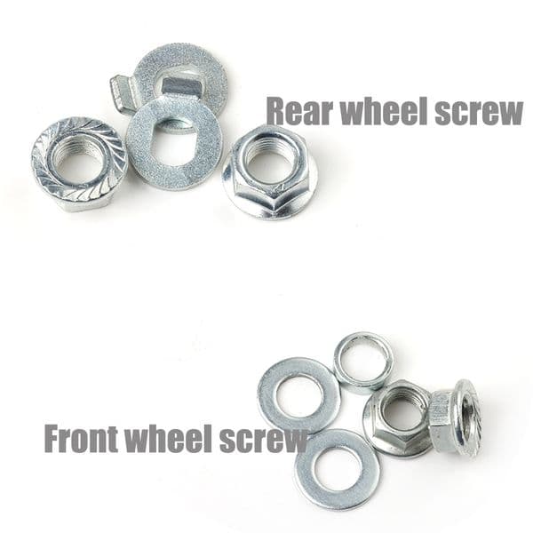 Front Wheel Screws For Ninebot Max G30 G30D Electric Scooter Nuts Gaskets Bearing Steel Ring Assembly Parts