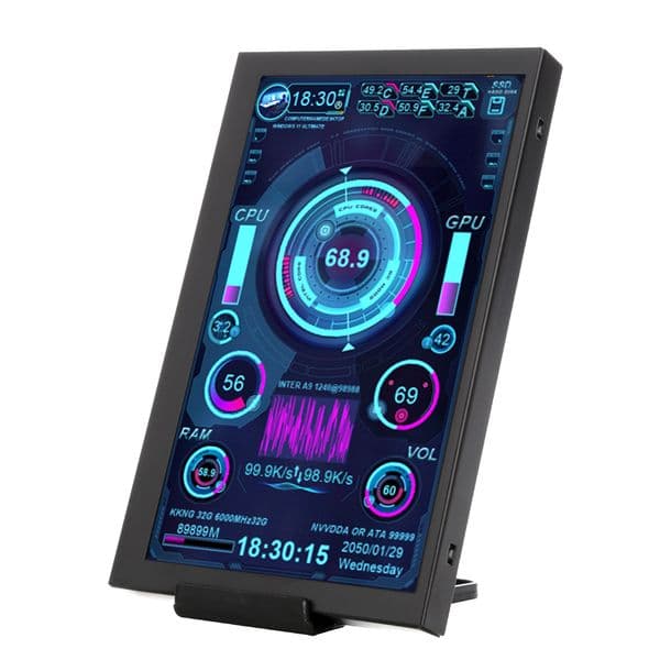 New 5 Inch IPS LCD Display USB TYPE-C Secondary Screen Computer CPU GPU RAM HDD Monitor For Freely AIDA64