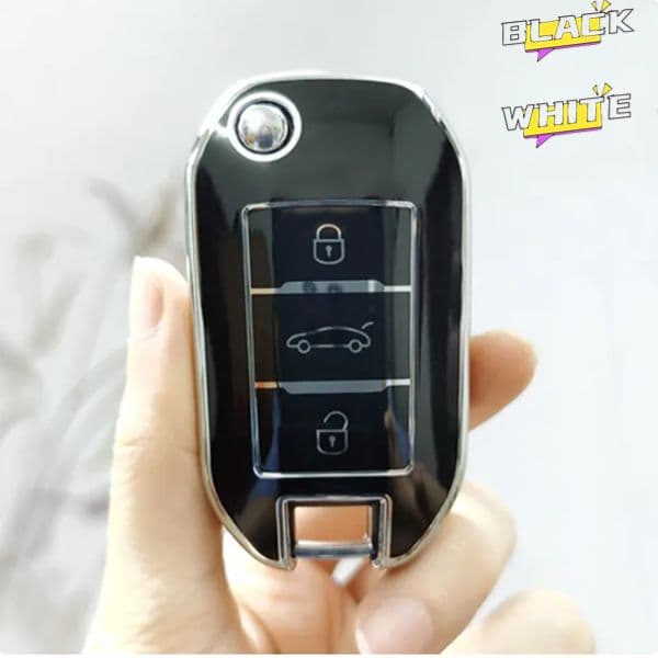 For Peugeot 208 107 206 306 307 308 2008 3008 4008 5008 Citroen C1 C2 C3 C4 C5 C8 Car Key Case Cover Shell Fob Holder Keychain