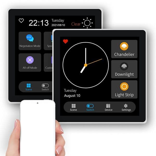 1 Piece Tuya Smart Home Multiple Zigbee Smart Home Control Panel For Home-Euplug
