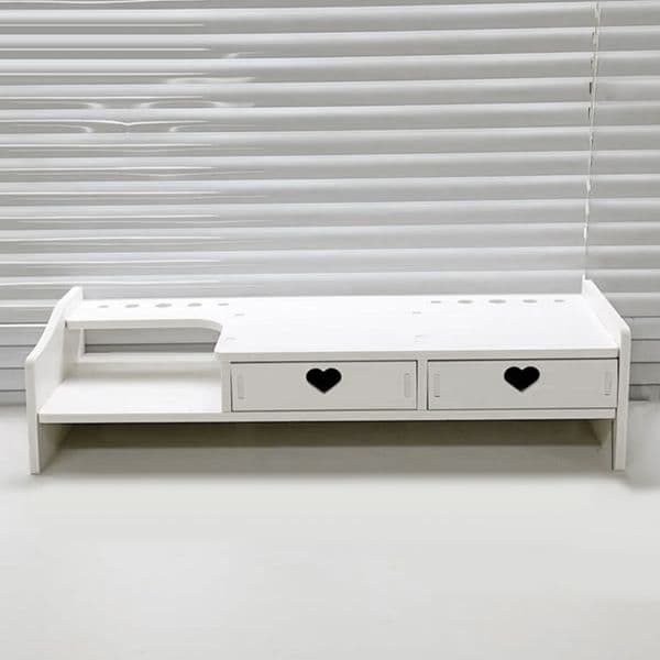 Monitor Stand Riser Desktop Stand Storage Organizer Computer Monitor Riser Stand Computer Stand for PC Printer Notebook