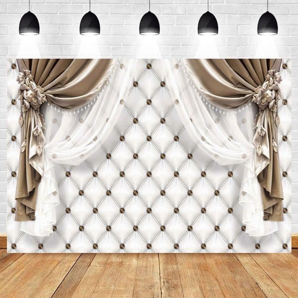 Retro Headboard Texture Backdrop Luxury Wall European Room Interior Photography Background Wedding Baby Birthday Party Decor