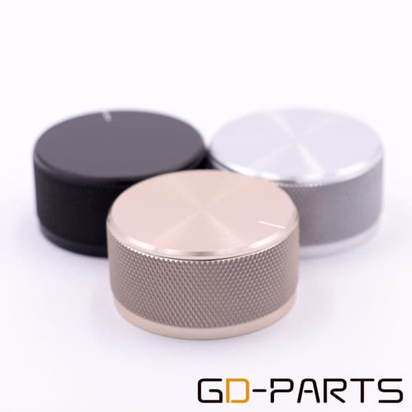 44x22mm Solid Full Aluminum Knob Volume Potentiometer Cap 6mm Hole For Turntable Recorder Radio AMP DAC CD DVD Hifi Audio DIY