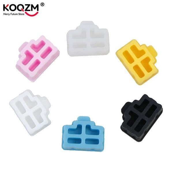 10pcs/lot Ethernet Hub Port RJ45 Anti Dust Cover Cap Protector Plug RJ45 Dust Plug For Laptop/ Computer/ Router RJ45 Connector