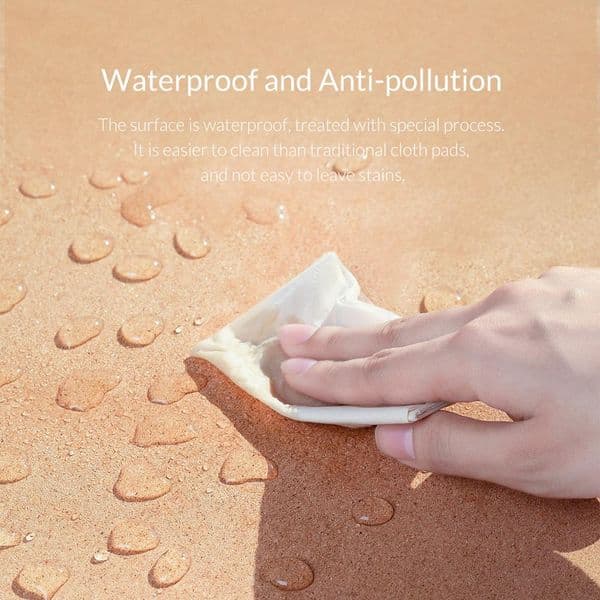 ORICO Large Computer Mouse Pads Cork Double-side Ultra Thin Gaming Mousepad Waterproof PU Leather Office Desk Pad For Home Game