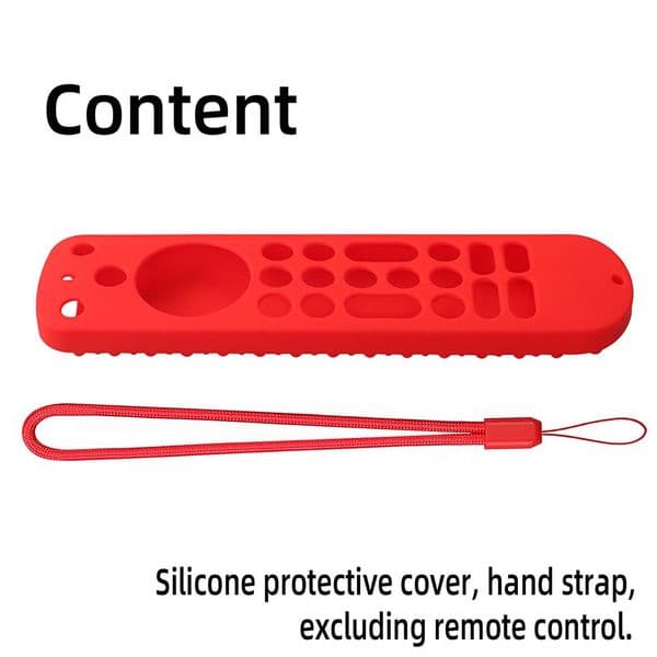 Remote Control Cover For Alexa Voice Remote Pro TV Remote Controller Shockproof Washable Protective Case With Lanyard