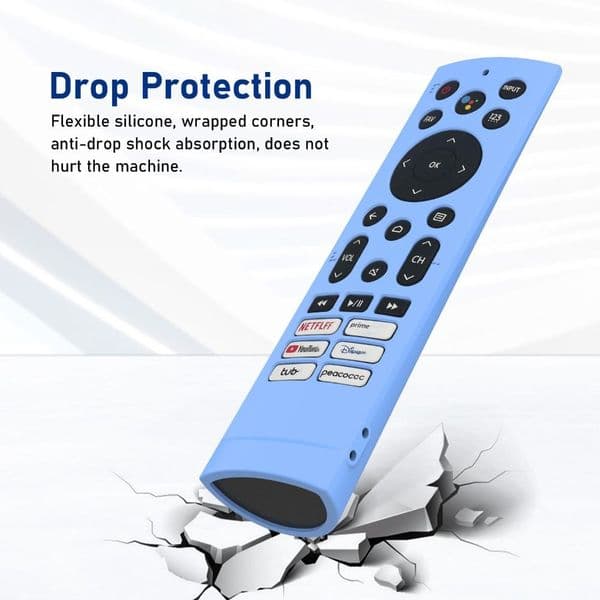 Silicone TV Remote Controller Cover Washable Shockproof Protector Household Soft Protective Case for Hisense ERF3F80H ZDB1210320