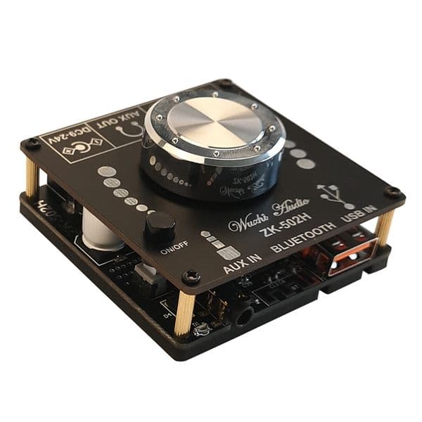 2X50W Audio Amplifier Bluetooth 5.0 Power Stereo 10W-100W Hifi Class D Digital TPA3116 USB Sound Card Mini Music AMP