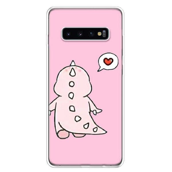 Cute Little Dinosaur Baby Phone Case For Samsung Galaxy S20 FE S21 S22 S23 S24 Ultra S10 Plus S10E S9 S8 + Art Coque Fundas