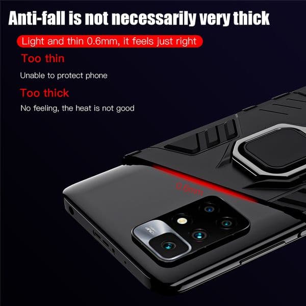 KEYSION Shockproof Case for Redmi 10 10 Prime Note 11 Pro Plus 10T 5G Phone Back Cover for Xiaomi POCO X3 GT X3 M3 M4 Pro F3 GT