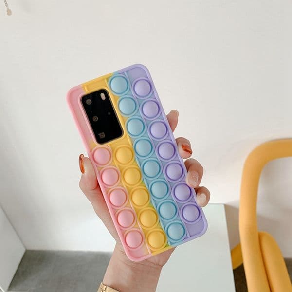 Push It Bubble Case for Xiaomi Poco X3 Pro M3 Pocox3 Nfc Redmi Note 11 Pro Plus 10 5G 9 8 11s 7 9a 9c 9t Xiomi Note11 Girl Cover