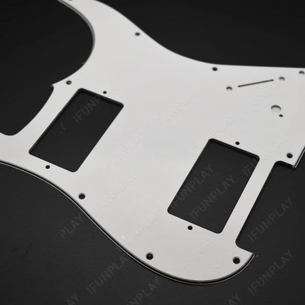 11 Holes Electric Guitar Pickguard 3ply HH Electric Guitar Pickguard Scratch Plate for FD ST Electric Guitar