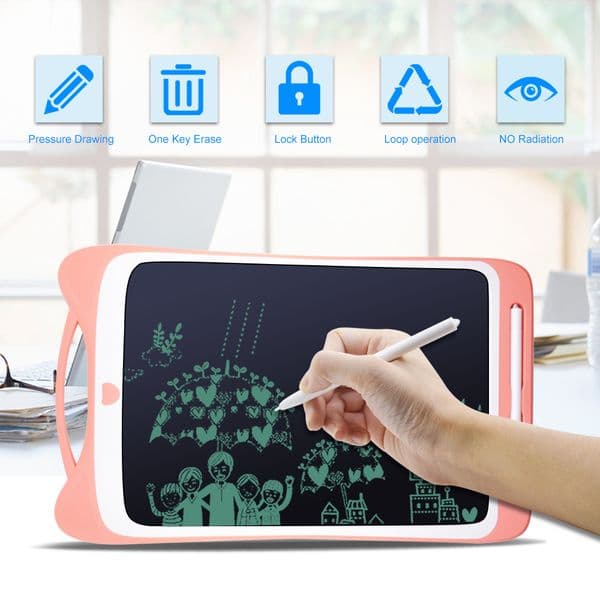Children's LCD Writing Tablet 12 inch Digital Drawing Electronic Handwriting Pad Message Graphics Board Kids educational toys
