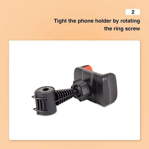 DRECURN Phone Clip Adjustable Phone Clamp Bracket Tripod Stand Extended Phone Clip Fit 3.5-5.7inch Mobile Phone For Tripod Stand