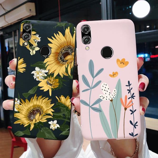 For Huawei Honor 7X 8C 8X 8S Case Candy Matte TPU Soft Silicone Cases Painted Protector Cover For Honor 8X 8S 8C 7X Phone Case