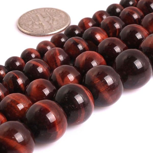 Natural Stone AAA Genuine Tiger Eye Precious Accessorries Round Beads DIY Loose Bead For Jewelry Making Strand 15" 6 8 10 12mm