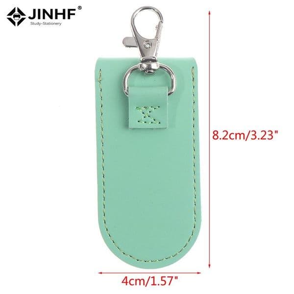 1pc Pouch Bag Case Protective Cover Leather Key Ring Holder For Usb Flash Drive Pendrive Memory Stick OTG U Disk Storage Bags