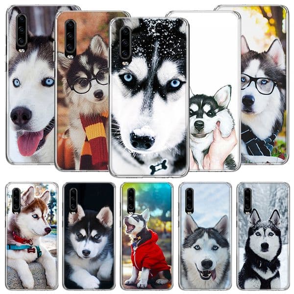 Siberian Husky Sled Dog Phone Case For Xiaomi Poco X4 F4 GT X3 NFC X5 X6 Pro 5G M5 M5S M4 M3 F5 Mi Note 10 Lite F3 F2 F1 Cover C