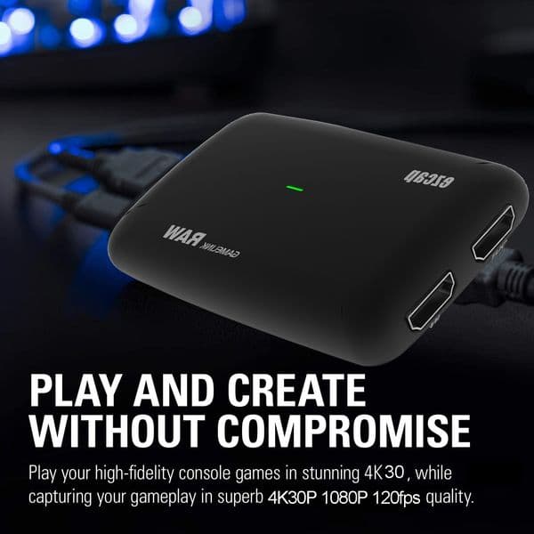 Ezcap321 USB 3.0 HD Game Capture Card Live Streaming Box Recording In 4K 30hz 1080P 120fps 60fps Audio Video Pass Through