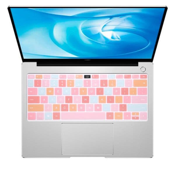 HRH Pink sweetheart Silicone Keyboard Cover Skin Protective Film For HUAWEI matebook X Pro13.9 inch MateBook 14 2019 version