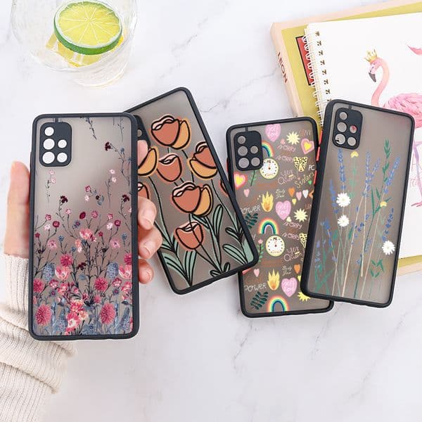 A70 Case For Samsung A32 Cases Galaxy A54 A53 A33 A52 A30 A51 A52S A71 A72 A14 A13 A22 A34 A04S Capa A 32 51 52 Matte Back Cover