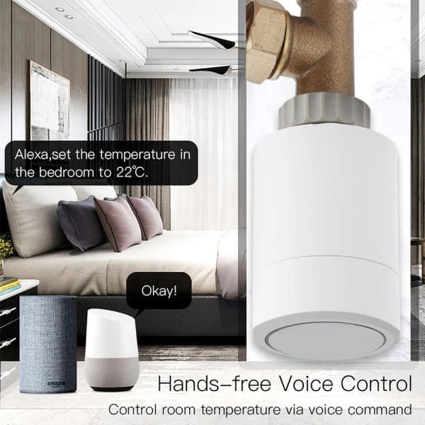 ZigBee3.0 Tuya Smart TRV Thermostatic Radiator Actuator Programmable Radiator Valve Temperature Controller Thermostat Alexa