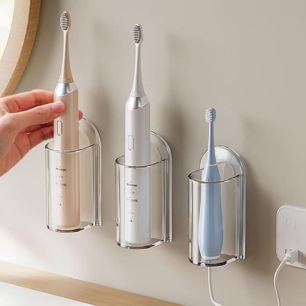 Electric Toothbrush Holder, Bathroom Wall Mounted Toothbrush Storage Base, Toothbrush Holder, Dental Appliance Storage Rack