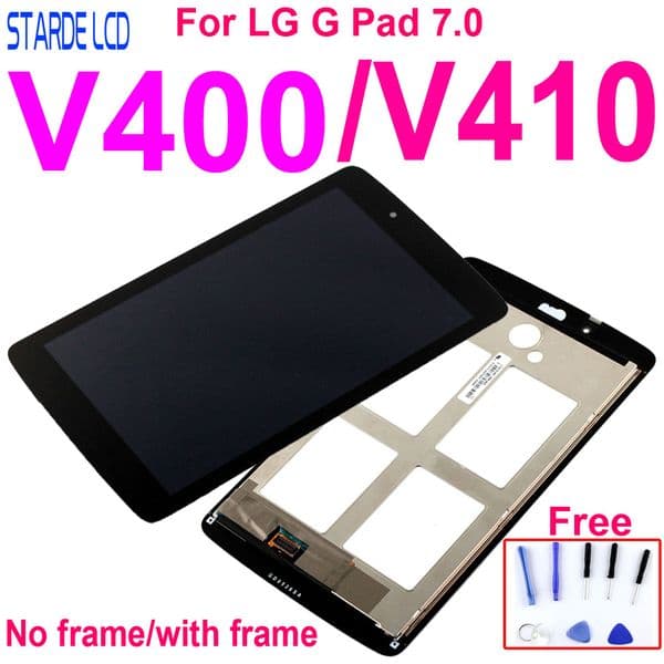 For LG G Pad 7.0 V400 V410 LCD Display Digitizer Screen Touch Panel Sensor Assembly Replacement Parts