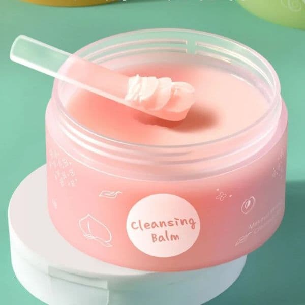 Product Vegetable Oil Peach Makeup r Cleansing Ice Cream with A Gentle Texture and No Tightness Makeup r Balm 240624