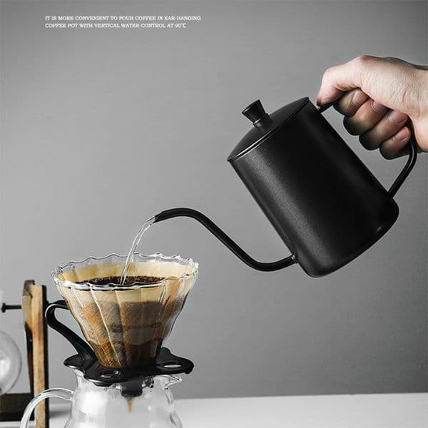 Coffee pot Handmade Coffee Brewing Pot Goose Neck Long Spout Ear Hanging Pot Coffee Utensils Household Kitchen Teapot