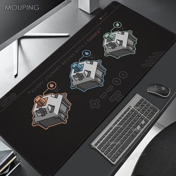 Switch Pad XXL Large Mousepad Gamer Keyboard Mouse Mats Computer Desk Mat Gaming Mouse Pad Personalized Office Carpets Rubber