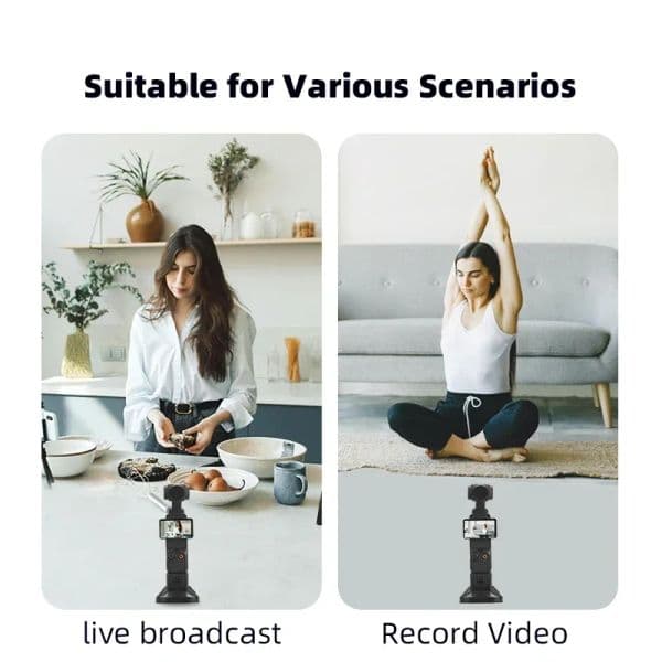 Desktop Base Stand Shooting Selfie Holder for DJI OSMO Pocket 3 Camera Gimbal Accessories