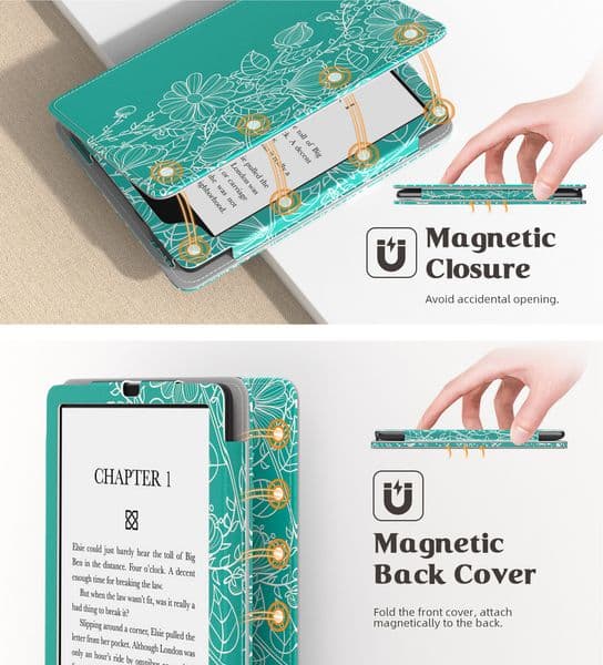 MoKo Case for 6.8" Kindle Paperwhite (11th Generation-2021) and Kindle Paperwhite Signature Edition,Slim PU Shell Cover Case
