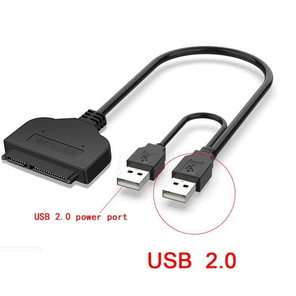 USB 3.0 / 2.0 SATA 3 Cable SATA to USB Cable Adapter Up to 6 Gbps For 2.5 Inch External SSD HDD Hard Drive 22 Pin Sata III Cord