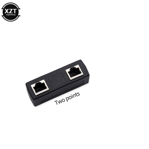 Splitter 3-in-1 Network Cable Connector Three-way RJ45 LAN Ethernet Adapter for Computer 1 Male to 2/3 Female Extender Cable