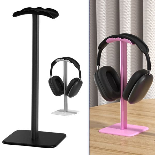 Aluminium Alloy Headphone Stand Rack Space Saving Earphone Display Bracket PC Gamer Earphone Desktop Organizer Hanger