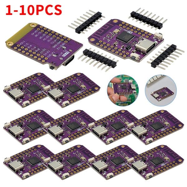 10-1pcs ESP32 S2 Mini WiFi Board Based ESP32-S2FN4R2 ESP32-S2 4MB Flash 2MB PSRAM Type-C Connect Compatible with MicroPython